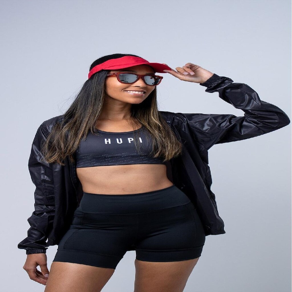 Bermuda de Compressão Feminina HUPI Major Preta
