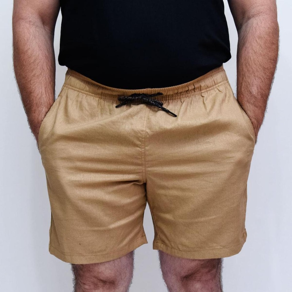 Bermuda de Linho Masculina Casual
