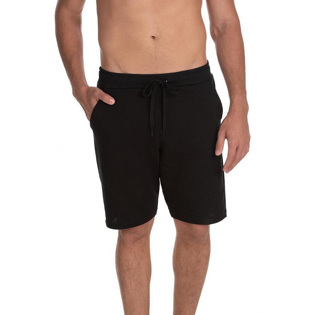 Bermuda de Moletom Masculina Lisa Academia Esportes