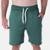Bermuda De Moletom Masculino Shorts Moleton - Verde