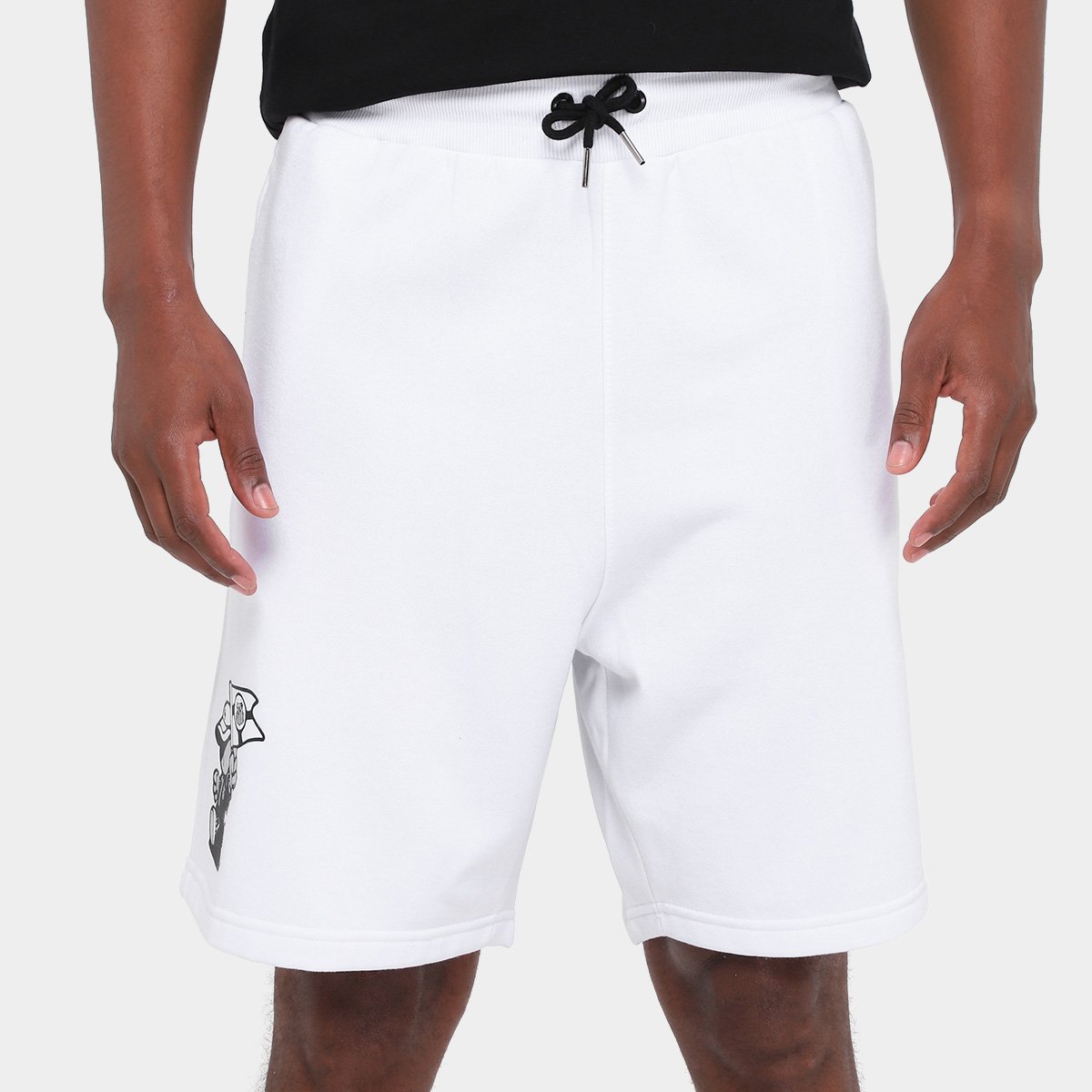 Bermuda Moletom Asics Masculino Bermuda De Moletom Centauro