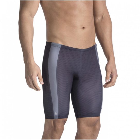 Bermuda De Natação Elite Kauna Swim Masculina - Preto Menor preço em Bermuda De Natação Elite Kauna Swim Masculina - Preto