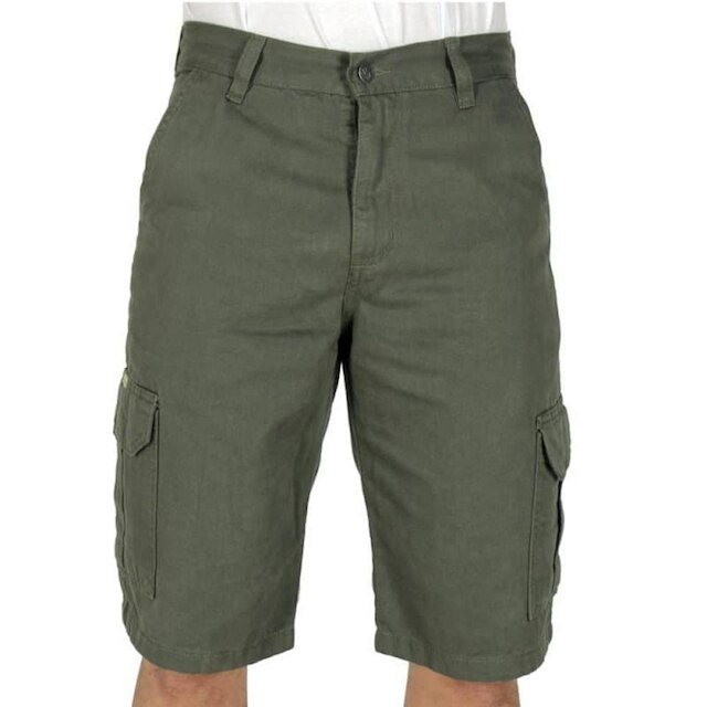 Bermuda De Sarja R7Jeans Masculina Modelo Cargo 100% Algodão