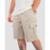 Bermuda DR7 Street Cargo Logo Classic - Areia - Areia
