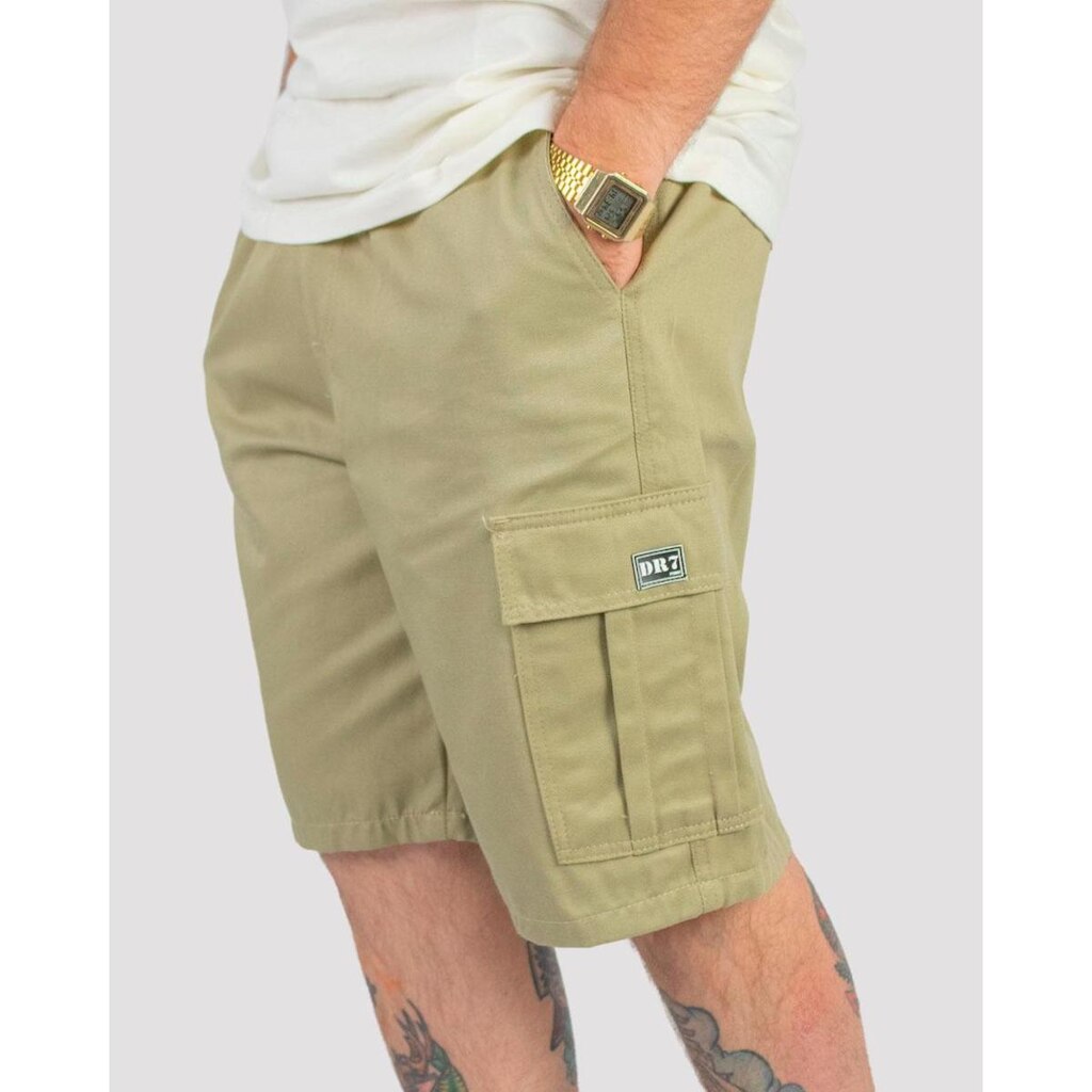 Bermuda DR7 Street Cargo Logo Classic - Caqui