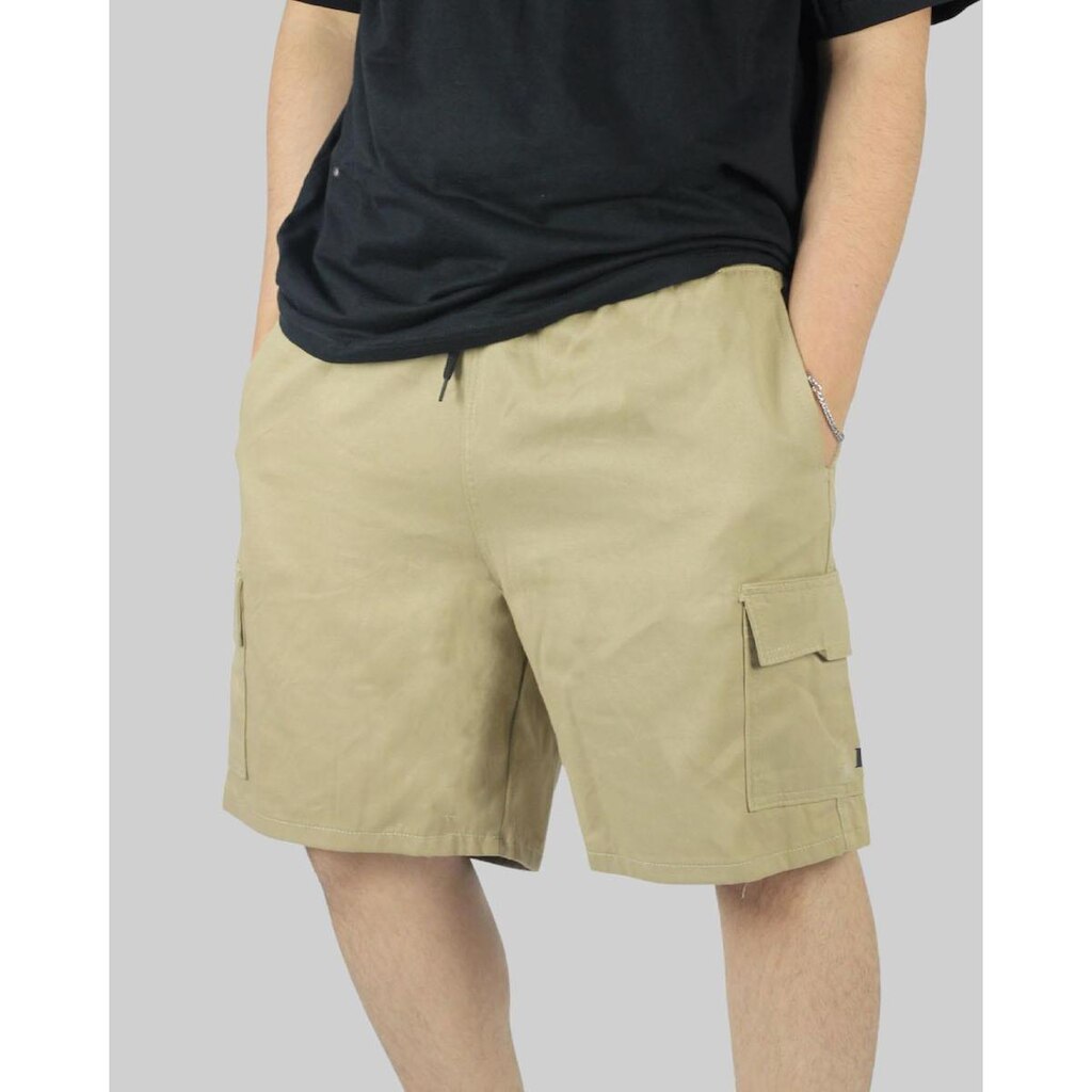 Bermuda DR7 Street Cargo Logo Letter - Caqui