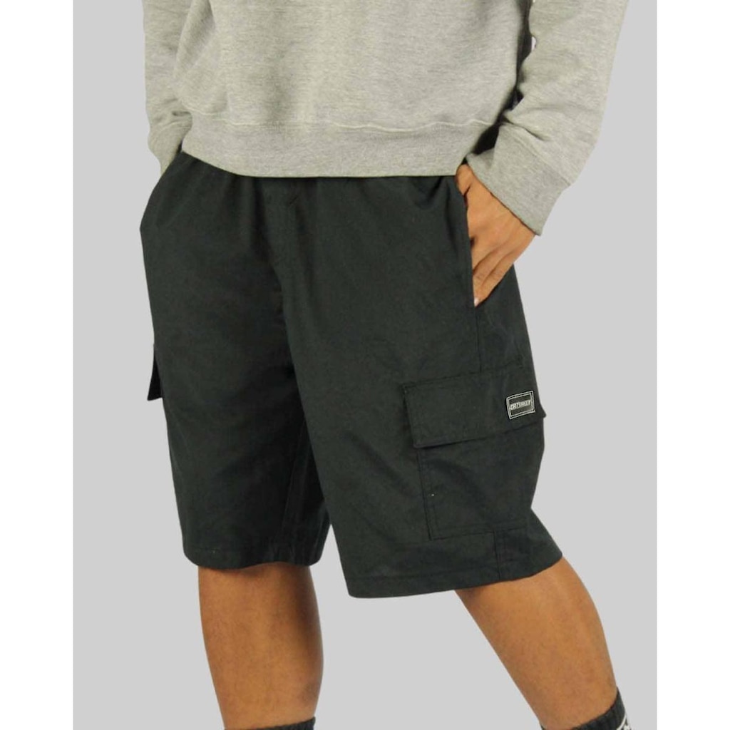 Bermuda DR7 Street Cargo New Classic Tactel - Preto