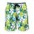 Bermuda Elastano Infantil Estampada Short Mauricinho Praia - Amarelo