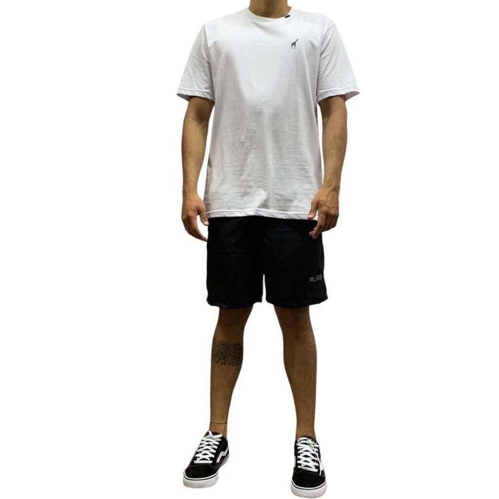 Bermuda Elastico Research Preto- Lrg