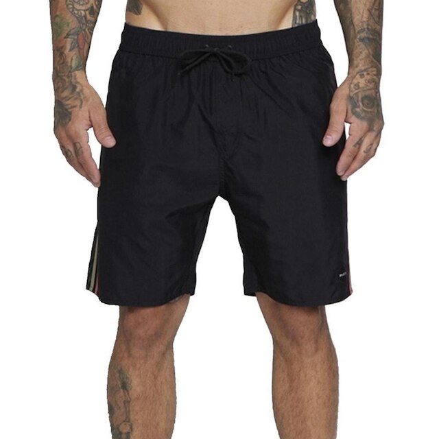 Bermuda Elástico RVCA Breakout Preta