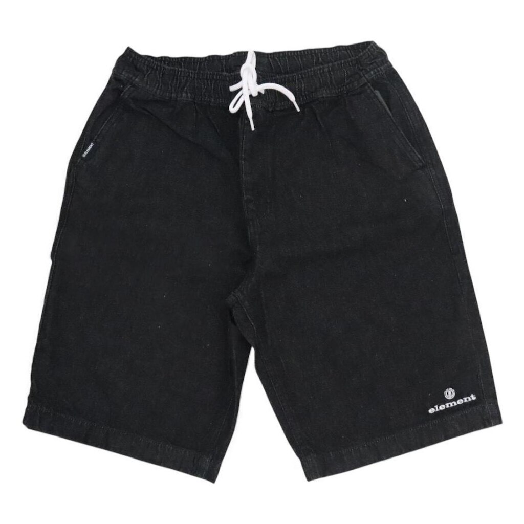 Bermuda Element Jeans Street Denim - Preto