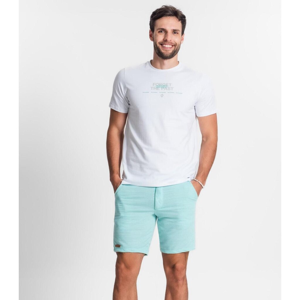 Bermuda Em Moletinho Linho Masculina Diametro Azul