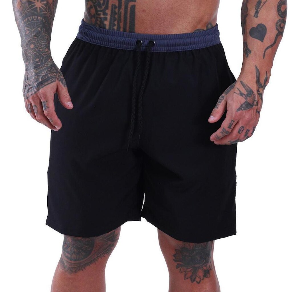 Bermuda em Tactel com Elastano Masculino Marphim Três Bolsos
