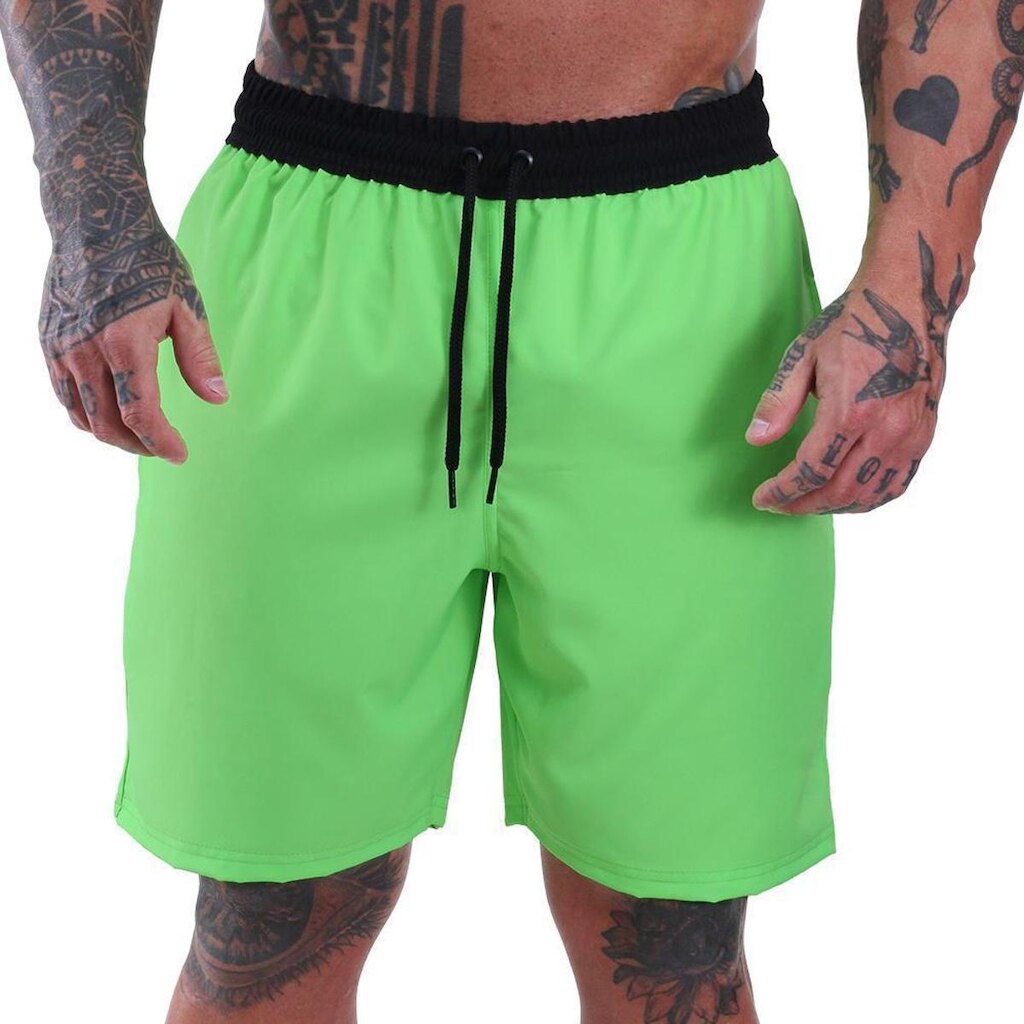 Bermuda em Tactel com Elastano Masculino Marphim Três Bolsos