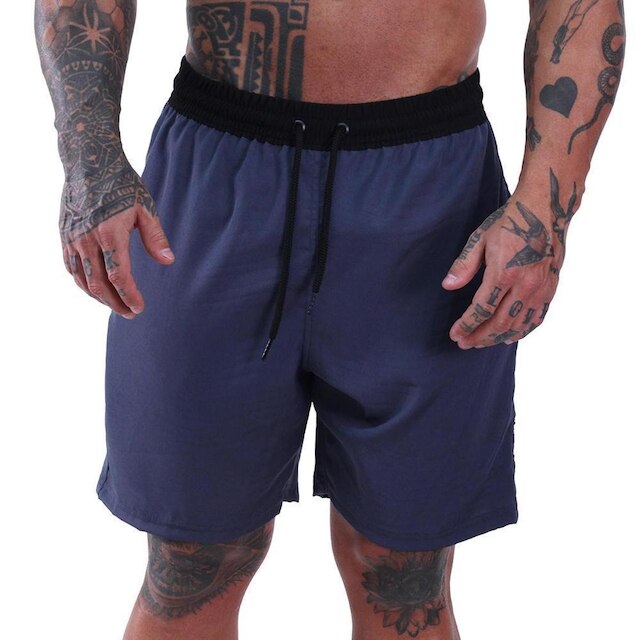 Bermuda em Tactel com Elastano Masculino Marphim Três Bolsos