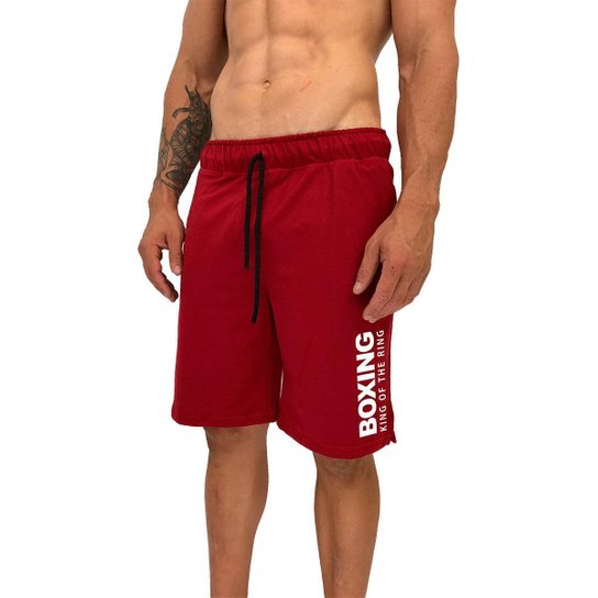 Bermuda Estampada MXD Conceito Boxing King Of The Ring Masculina - Vermelho é ruim? Bermuda Estampada MXD Conceito Boxing King Of The Ring Masculina - Vermelho é boa?