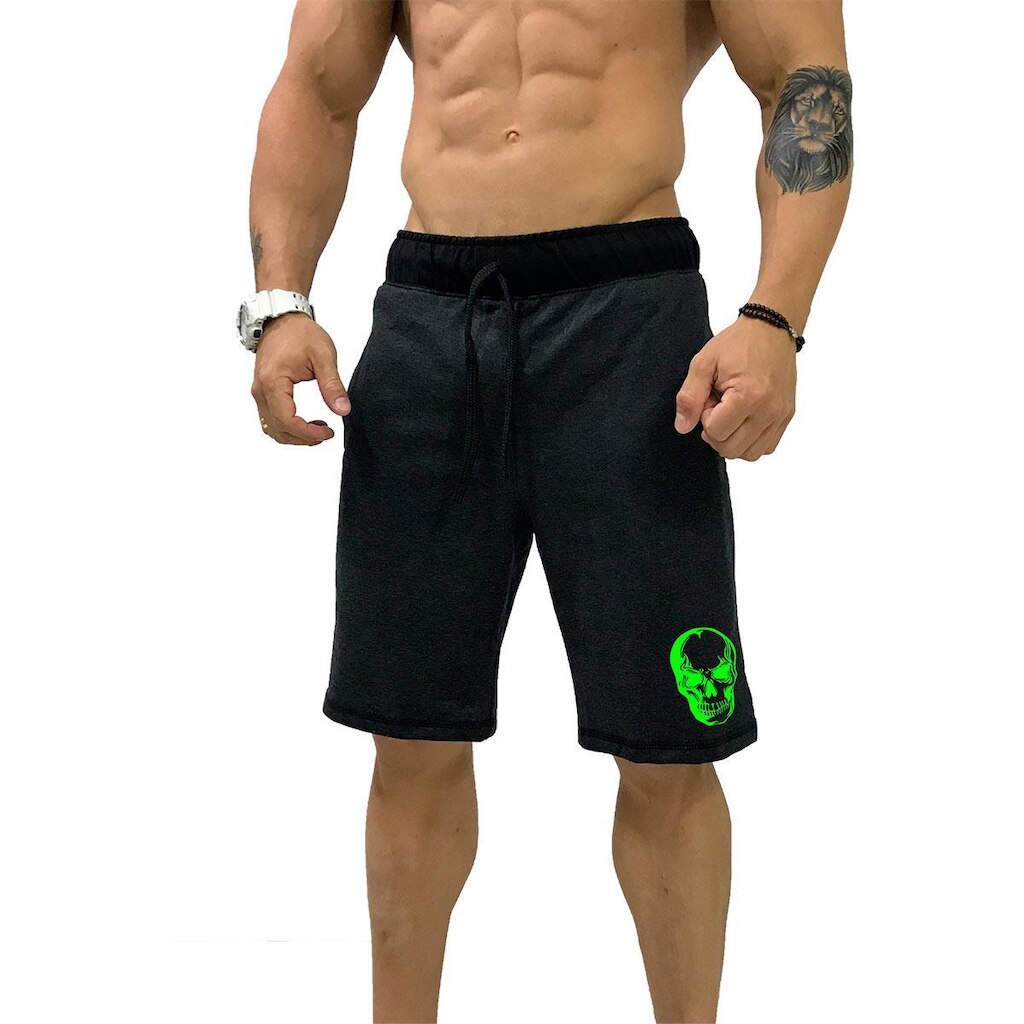 Bermuda Estampada MXD Conceito Green Skull Masculina