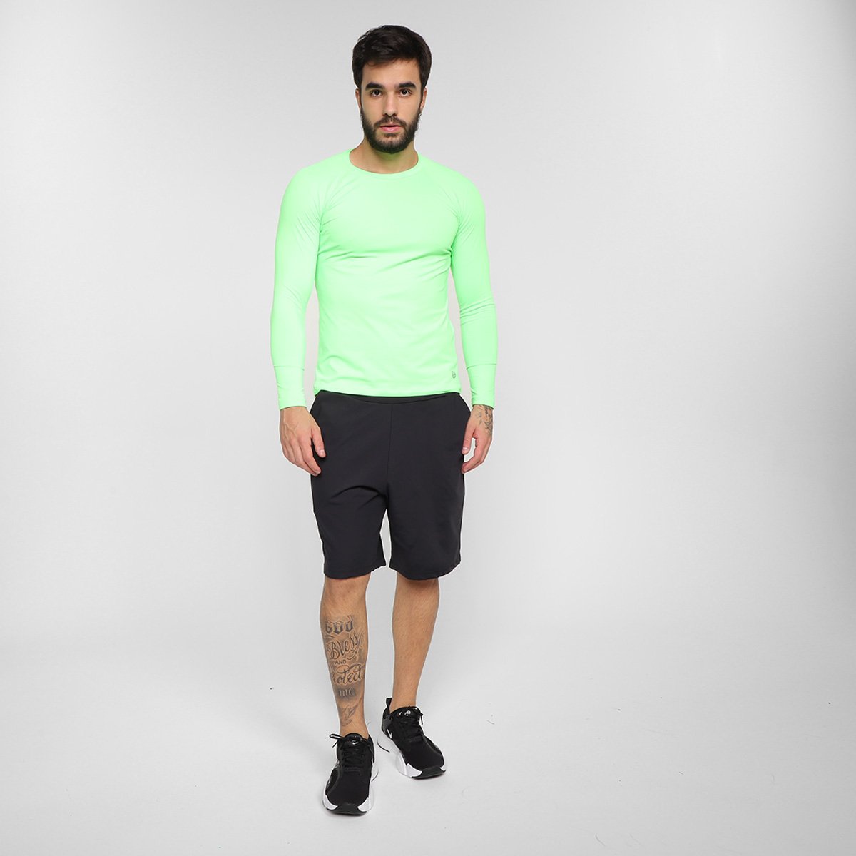 Bermuda Estilo Do Corpo Gym Masculina - 3
