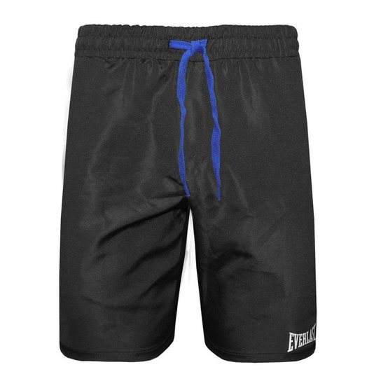 Bermuda Everlast Basic Run Masculina - Preto - Preto Menor preço em Bermuda Everlast Basic Run Masculina - Preto - Preto