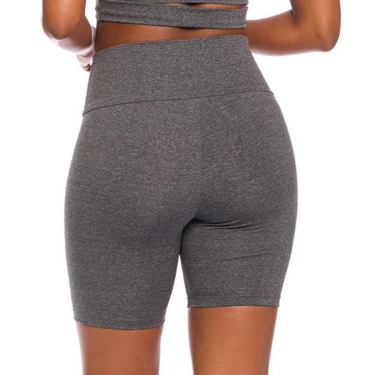 Bermuda Feminina Cintura Alta Energy Mescla Massam Fitness
