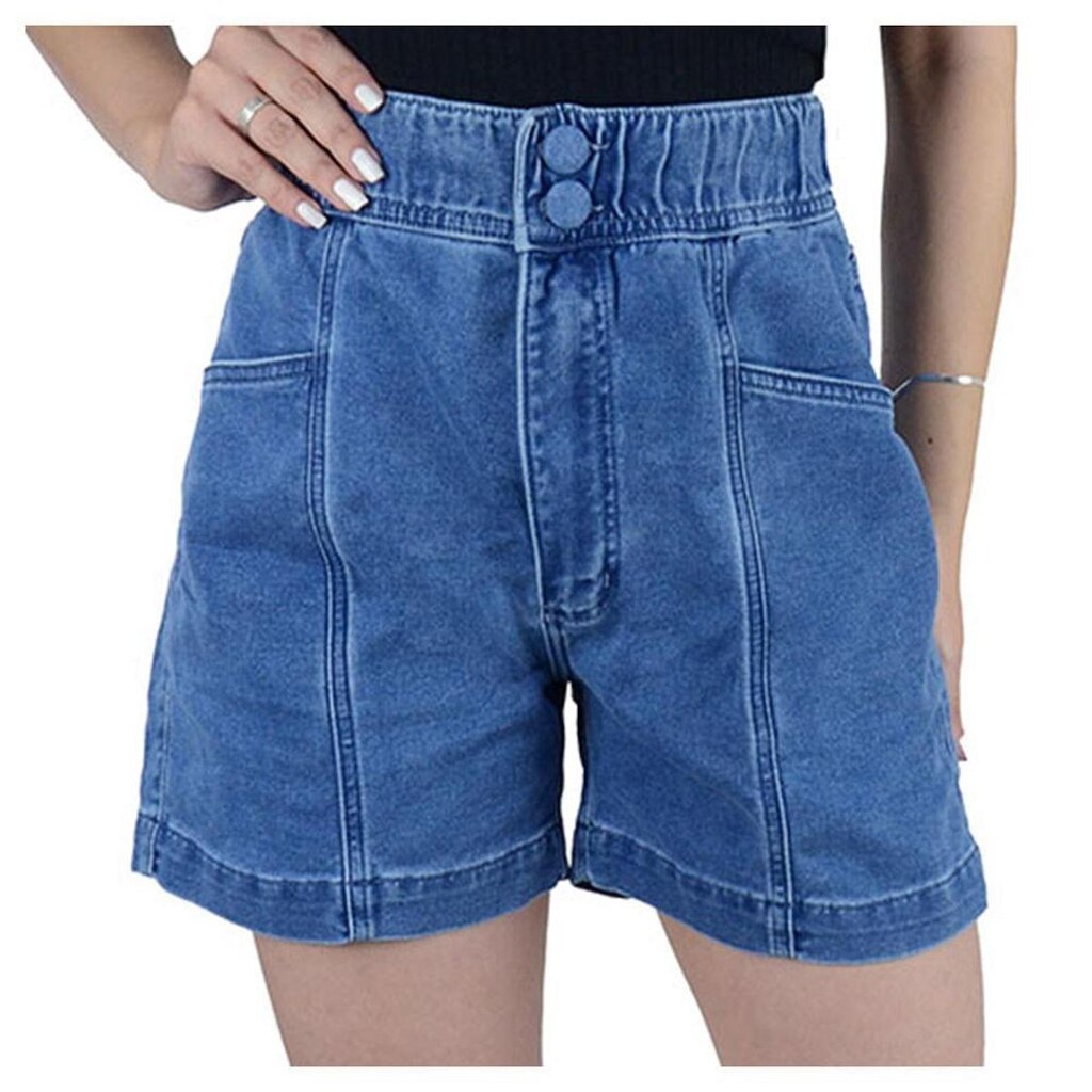 Bermuda Feminina Tharog  Jeans Jogger - 2413JE