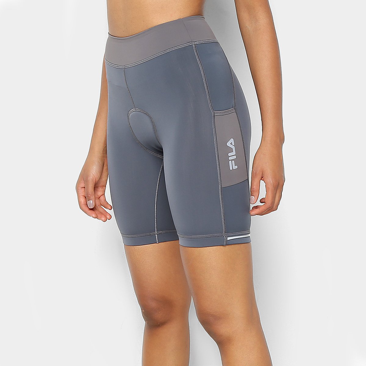 Bermuda Fila Bike Trip Feminina Grafite Netshoes Bermuda Fila Bike Trip Feminina Grafite Netshoes