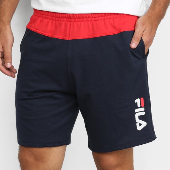 Bermuda Fila Comfort Masculina - Marinho+Vermelho é ruim? Bermuda Fila Comfort Masculina - Marinho+Vermelho é boa?