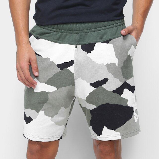 Bermuda Fila Comfort Masculina - Verde Militar é boa?