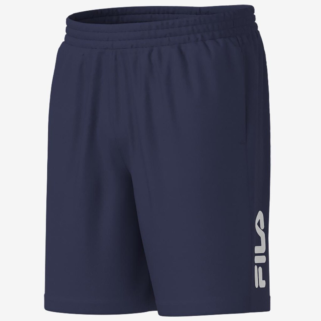 Bermuda Fila Comfort Wrinkle Letter Masculina
