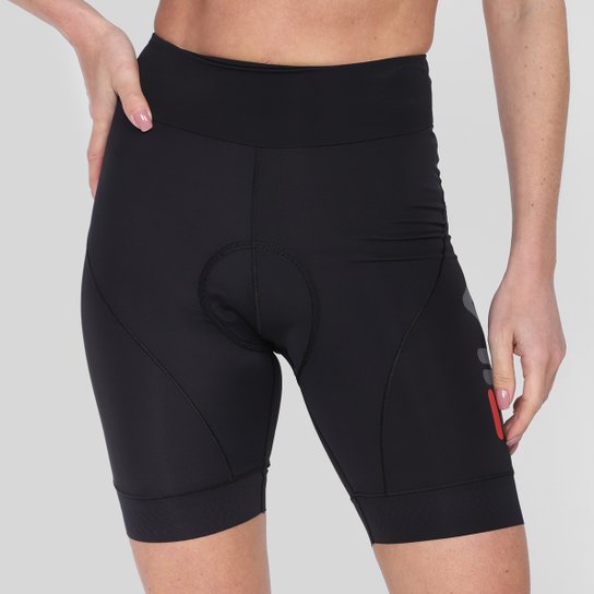 Bermuda Fila Cycling Pro Feminina - Preto Menor preço em Bermuda Fila Cycling Pro Feminina - Preto