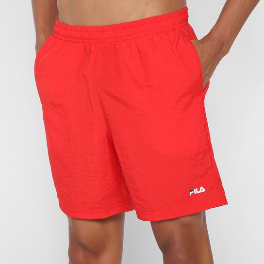 Bermuda Fila Essential Masculina - Vermelho Escuro é boa?