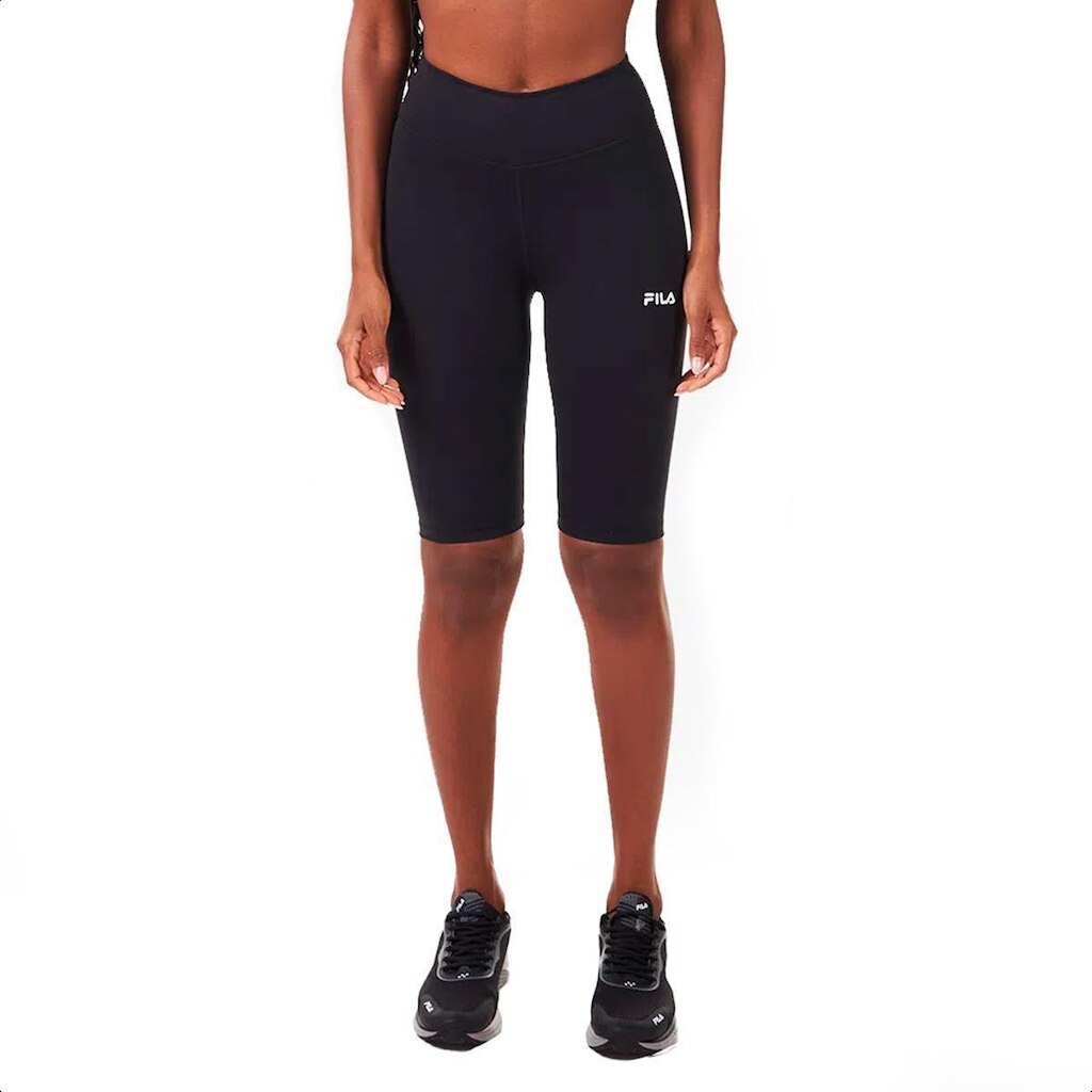 Bermuda Fila Flat Life Long II Preta - Feminina