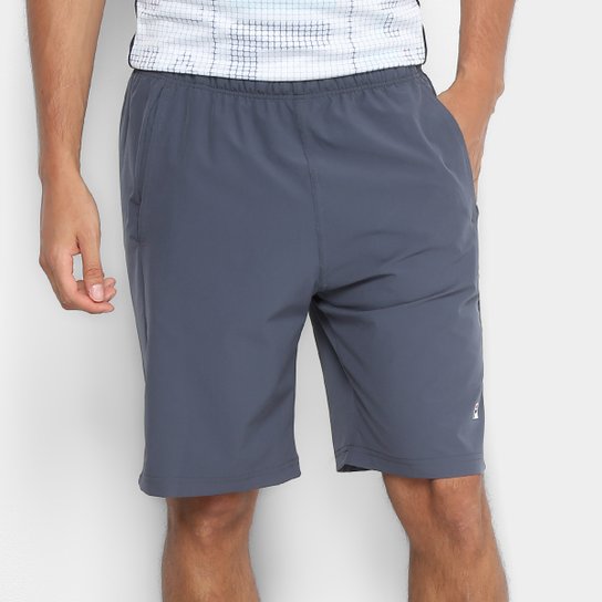 Bermuda Fila Player II Masculina - Cinza+Chumbo Menor preço em Bermuda Fila Player II Masculina - Cinza+Chumbo