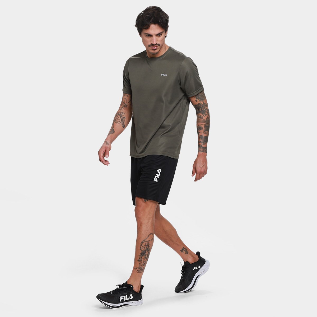 Bermuda Fila Sports Light 8 Masculina - 3