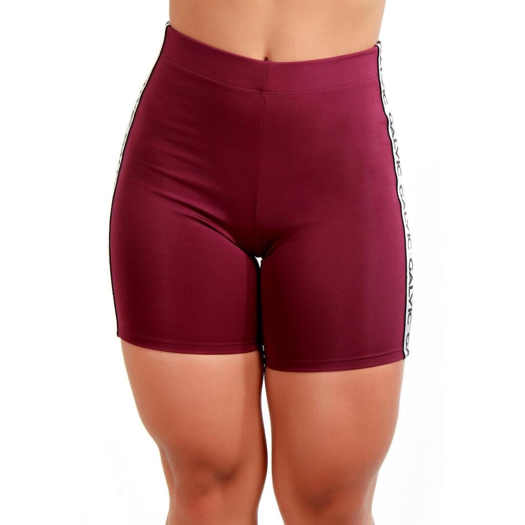 Bermuda Fitness Com Elástico Lateral