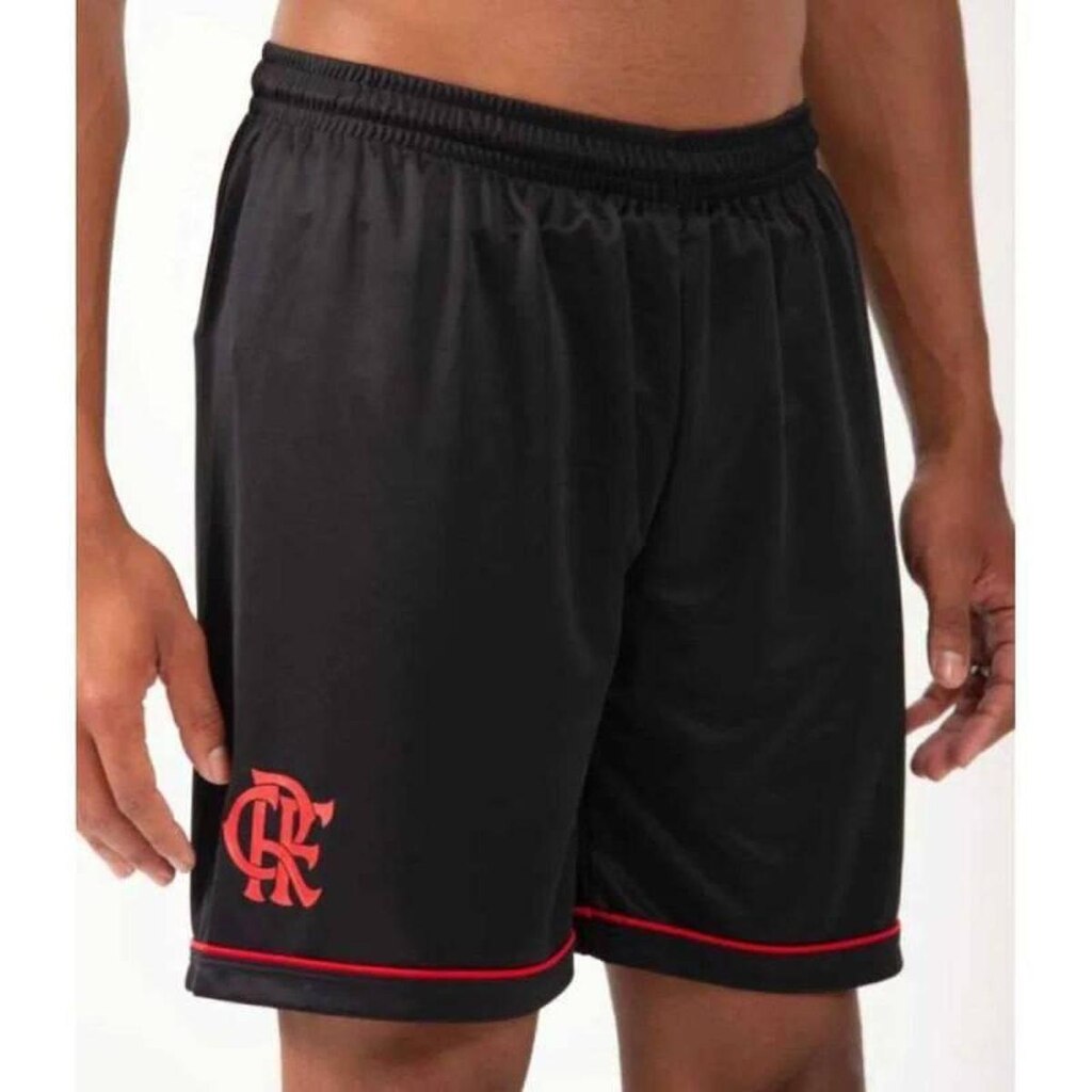 BERMUDA FLAMENGO RAIO MASCULINO - Preto