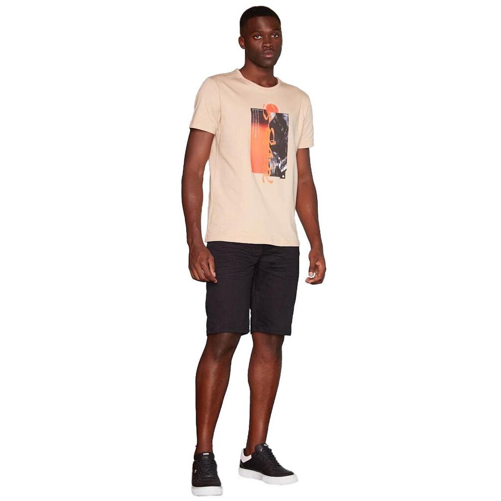 Bermuda Forum Jeans Masculina Active Slim Paul Preta
