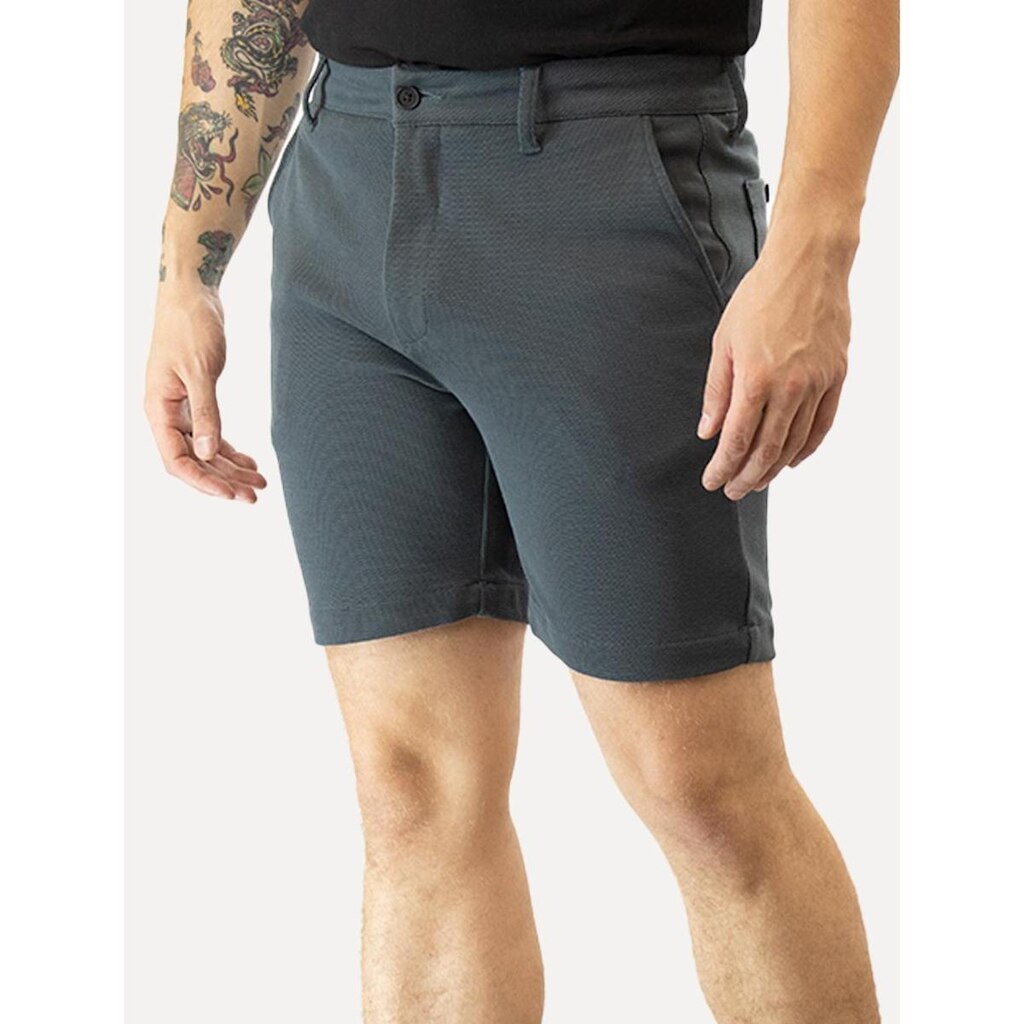 Bermuda Foxton Masculina Texture Petróleo