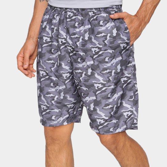 Bermuda Gonew 7" Camuflado Masculina - Preto Menor preço em Bermuda Gonew 7" Camuflado Masculina - Preto