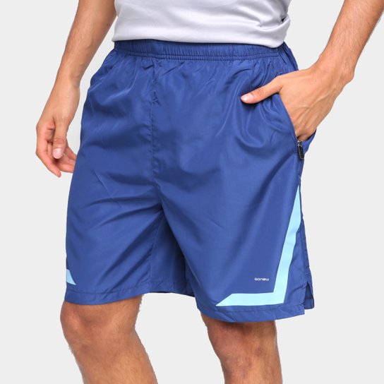 Bermuda Gonew 7" Reflect Masculina - Azul Menor preço em Bermuda Gonew 7" Reflect Masculina - Azul
