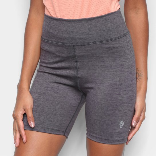 Bermuda Gonew Basic Feminina - Cinza Menor preço em Bermuda Gonew Basic Feminina - Cinza