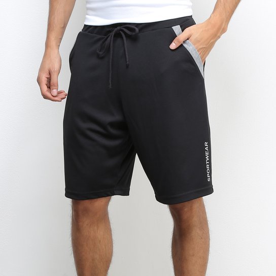 Bermuda Gonew Elastic Masculina - Preto