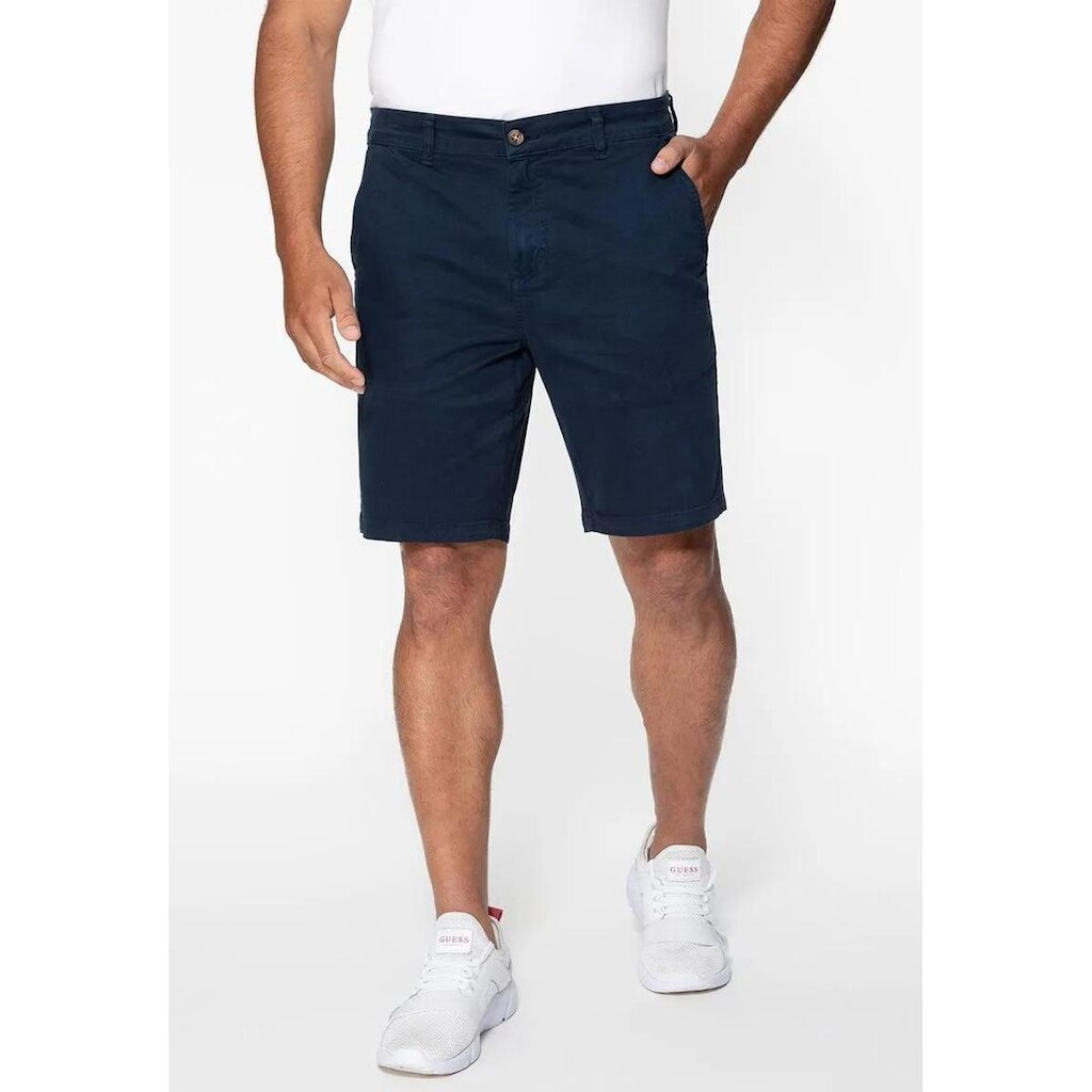 Bermuda Guess Masculina Chino Azul Escuro