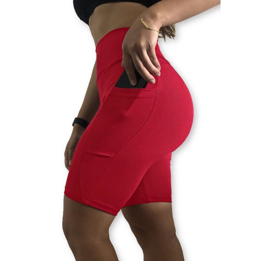Bermuda Heide Ribeiro Fit Bolso para Dispositivos