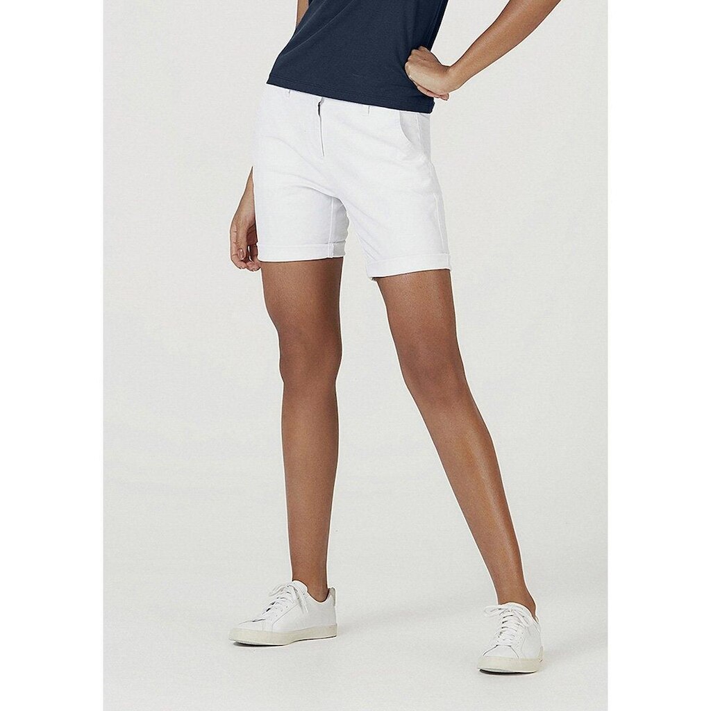 Bermuda Hering Básica De Sarja Com Modelagem Chino Feminina