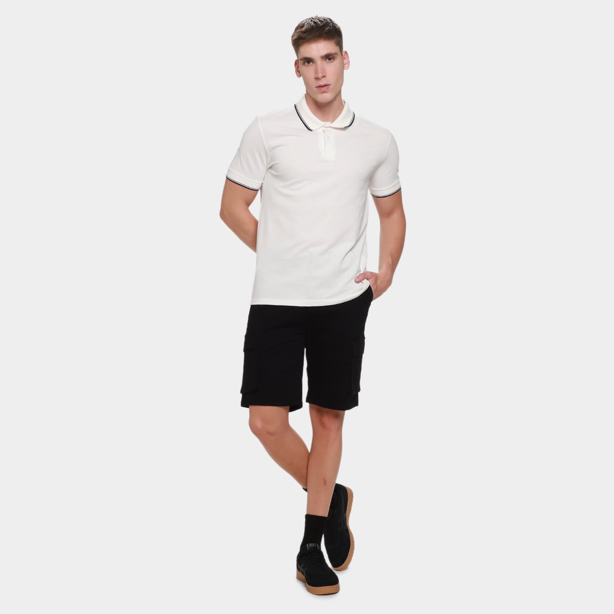 Bermuda Hering Casual Masculina - 4