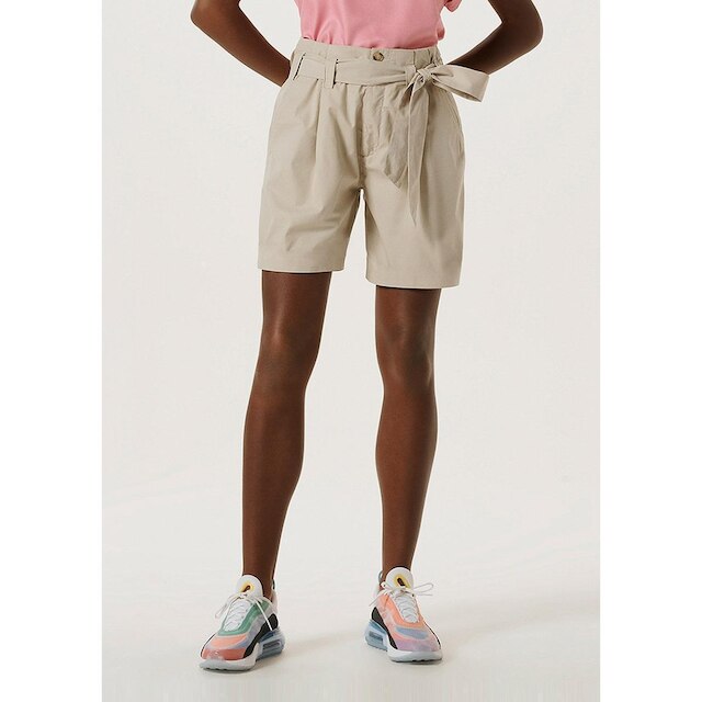 Bermuda Hering Clochard Em Tecido Feminina - Bege Menor preço em Bermuda Hering Clochard Em Tecido Feminina - Bege