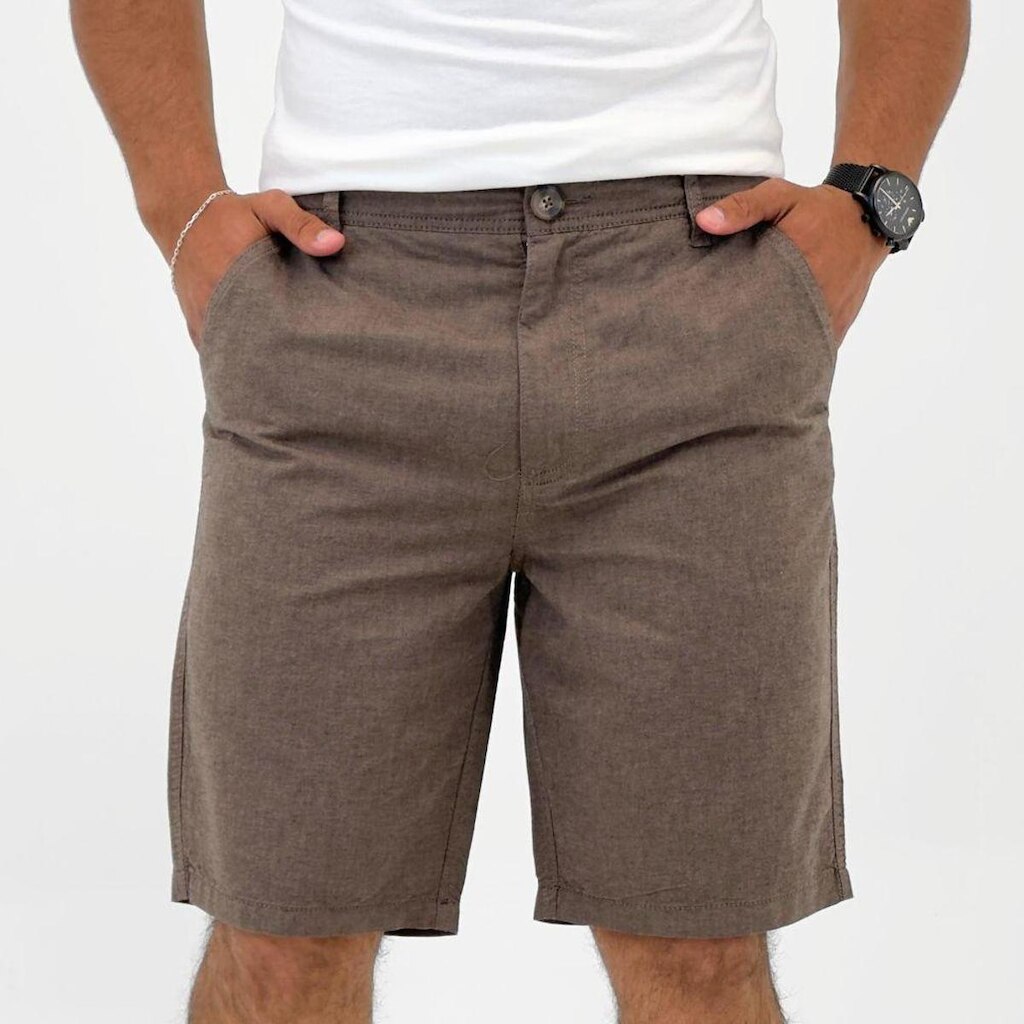Bermuda Hering em Tecido Reta Masculina