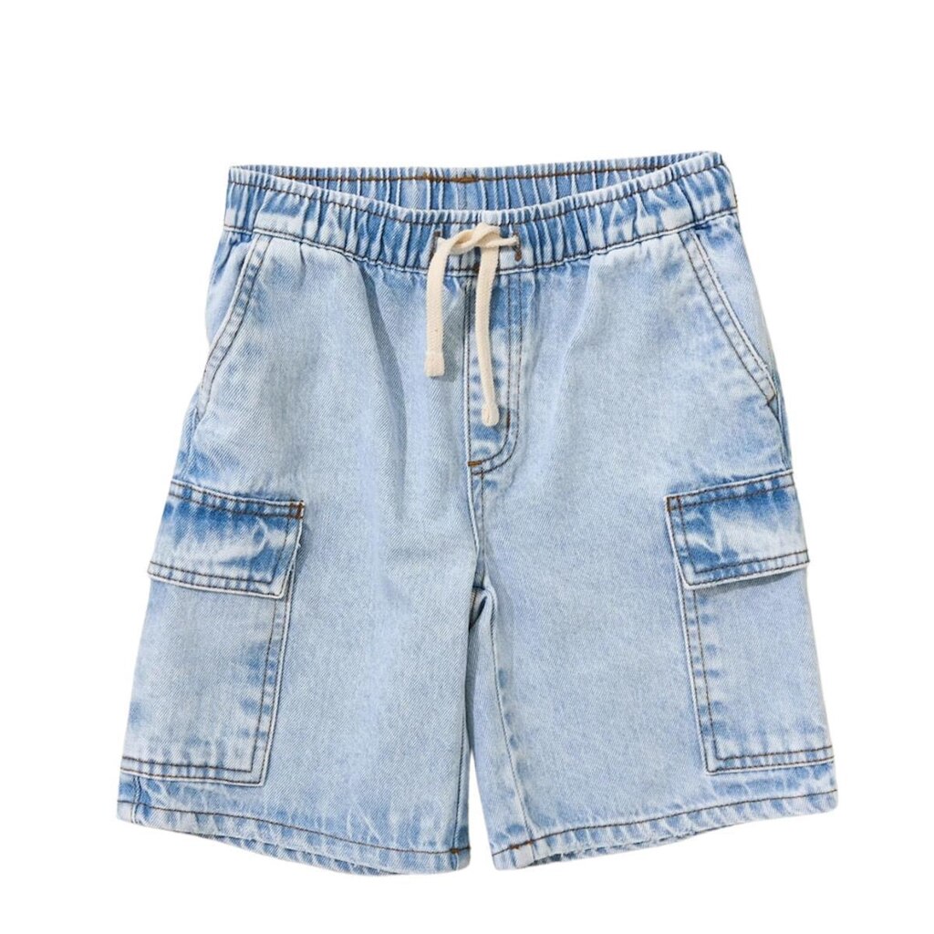 Bermuda Hering Infantil Menino Jeans Cargo