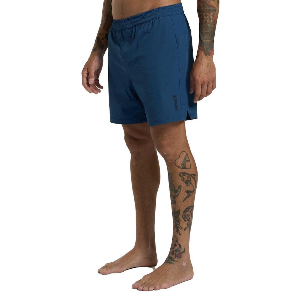 Bermuda Hurley Elástico Volley Alpha Azul